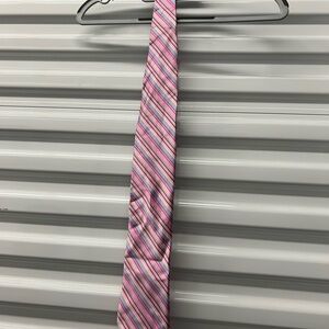 City of London Men's Tie – Pink & Blue Stripes (Pre-Owned)